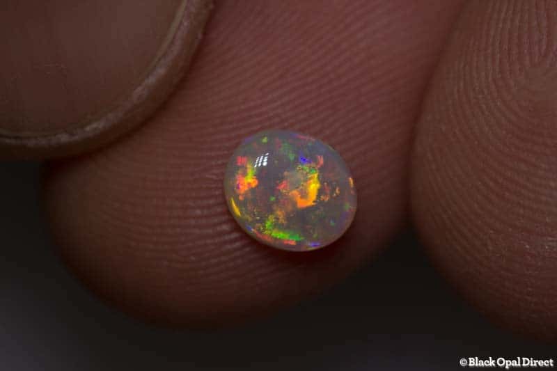 0.77 ct gem crystal opal 7x6x3mm - Image 2