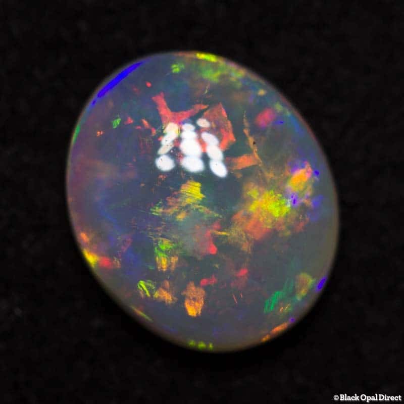 0.77 ct gem crystal opal 7x6x3mm - Image 3