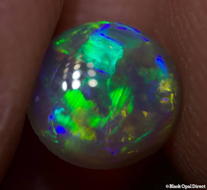 0.78 ct crystal gem opal 7x6.5x3mm - Image 2