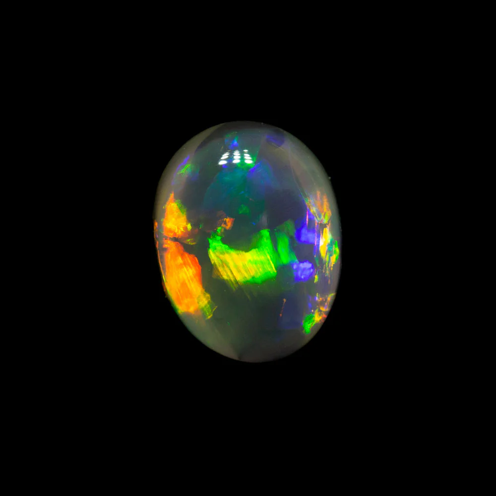 0.78 ct dark opal 7x5.6x3mm - Image 4