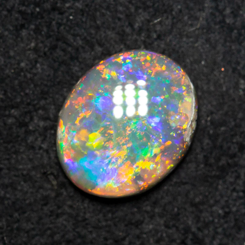 0.79 ct crystal opal 7.7x6.3x2.6mm - Image 2