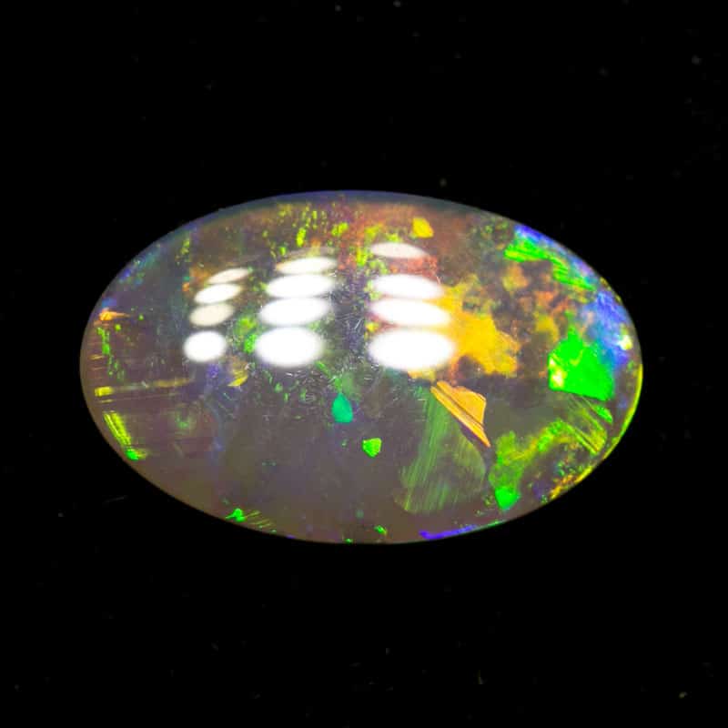 0.79 ct dark opal 10x6x2mm - Image 2