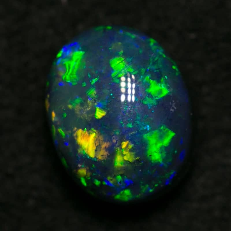 0.79 ct gem black opal 6x5x4mm - Image 3