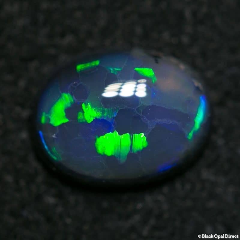 0.80 ct black opal 7x5x2.5mm - Image 4