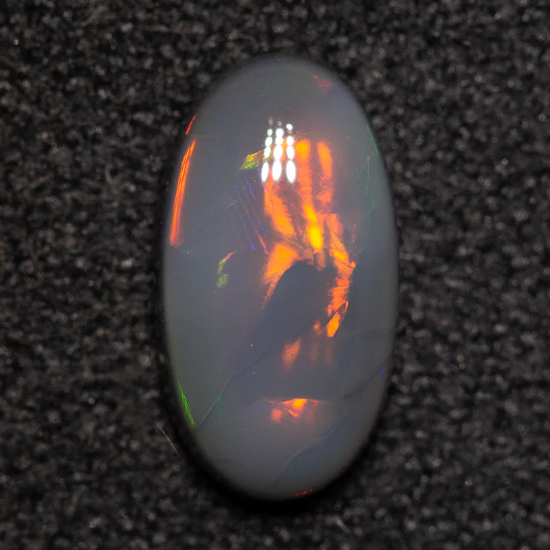 0.80 ct black opal 9x4.9x2.6mm - Image 3