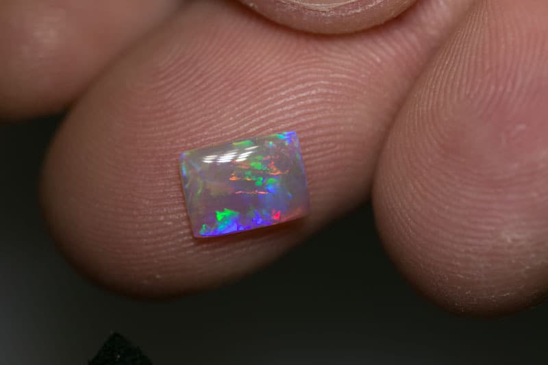 0.80 ct pillow cut crystal opal 8x6x2mm - Image 2