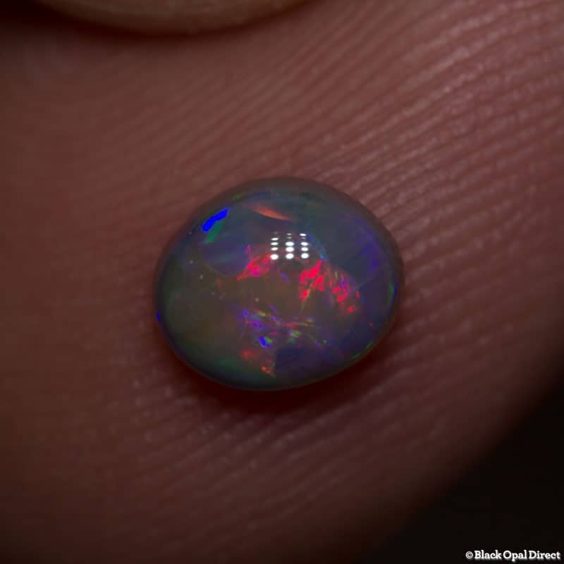 0.80 ct semi black opal 6x5x3mm - Image 2