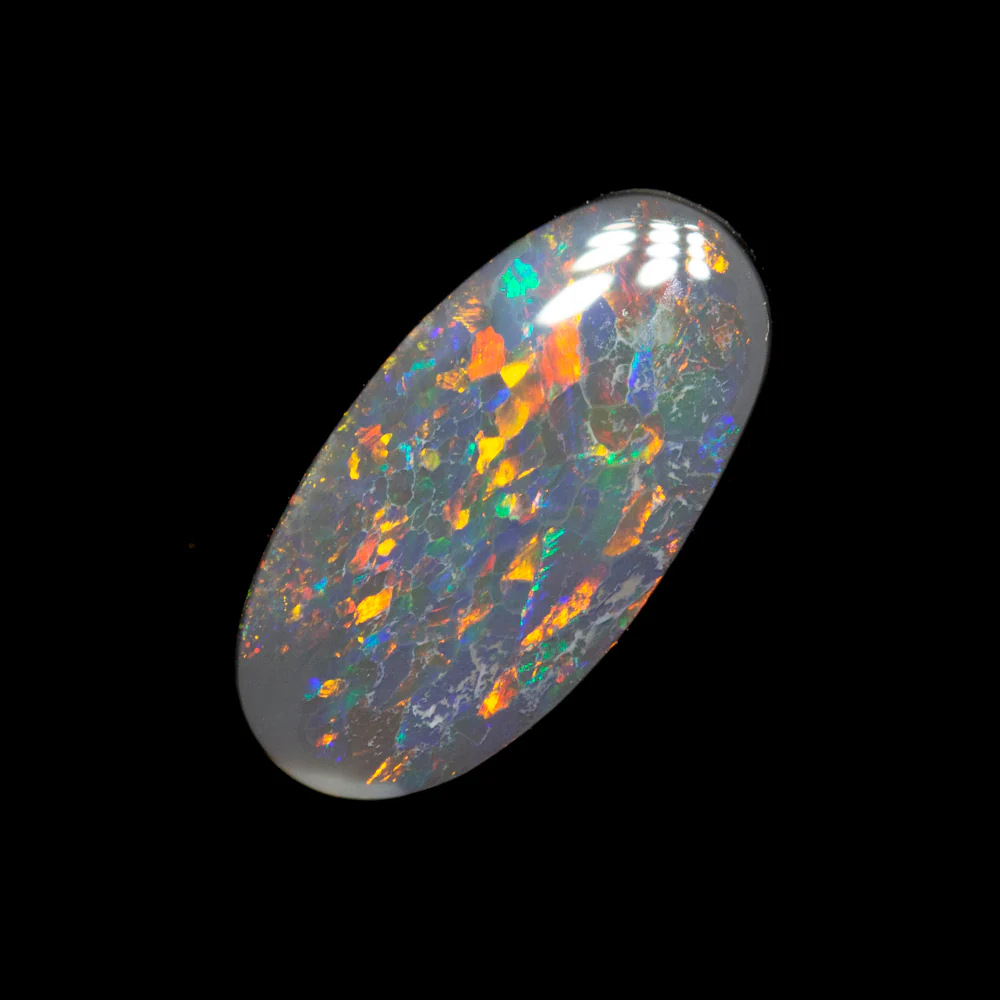 0.81 ct black opal 10.3x5.3x2.1mm - Image 2