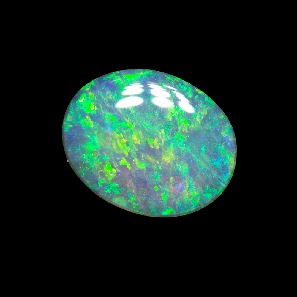 0.82 ct crystal opal 9.4x7.5x1.7mm - Image 2