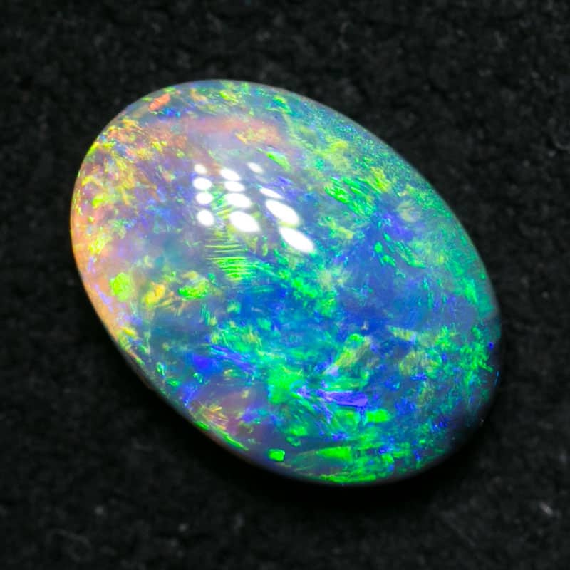 0.82 ct dark opal 8x5.5x3mm - Image 3