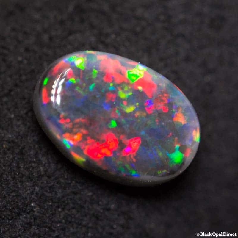 0.83 ct black opal gem 7.5x5x3mm - Image 5
