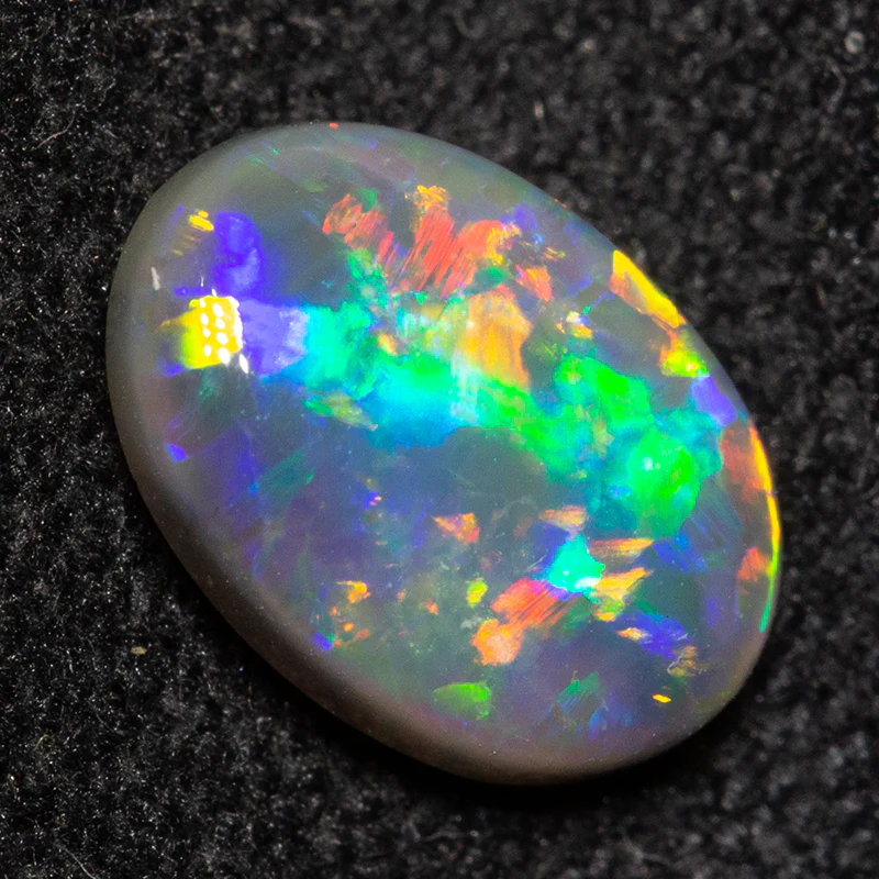 0.83 ct dark opal 8.1x5.7x2.9mm - Image 5