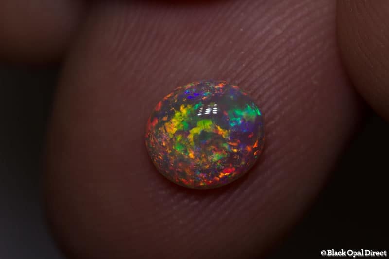 0.83 ct gem crystal opal 7x6.5x3mm - Image 2