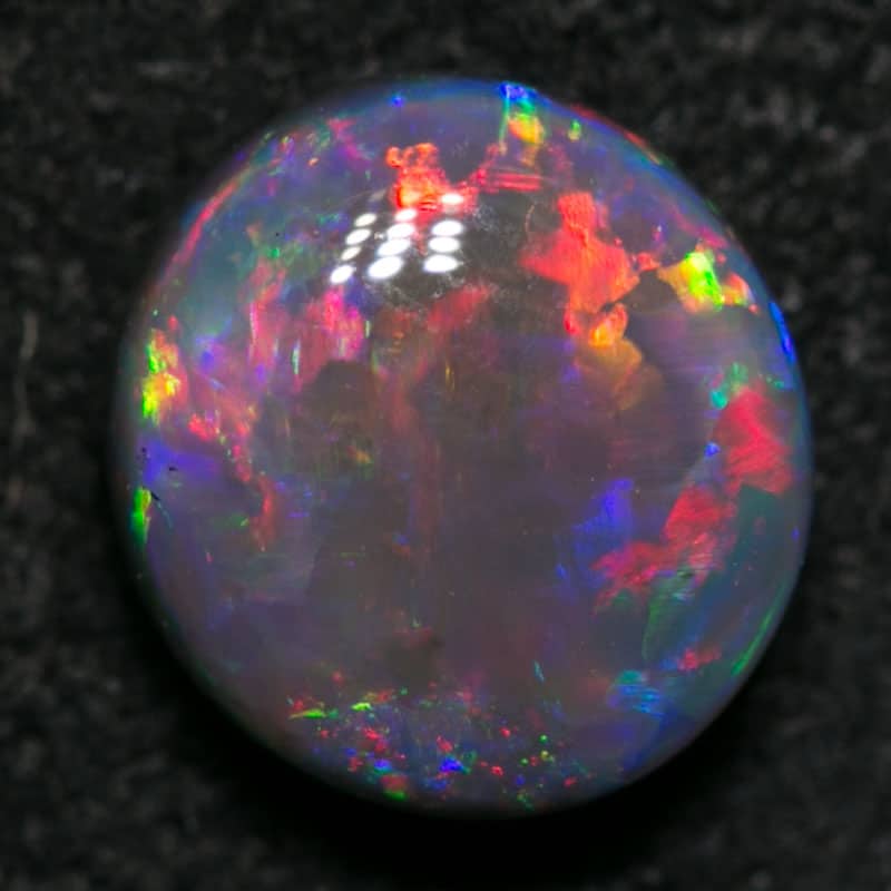 0.84 ct black opal gem 6.3x6x3mm - Image 3