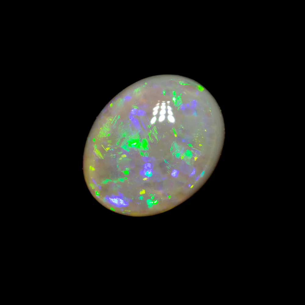 0.84 ct crystal opal 7.6x6.2x3mm - Image 2