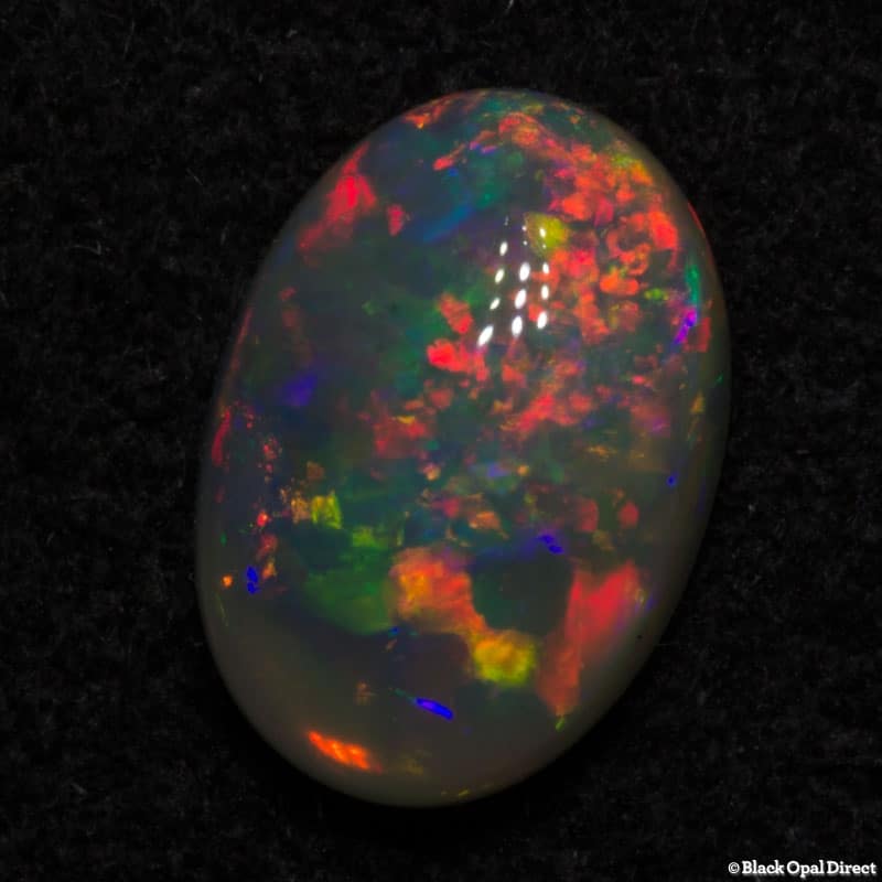 0.84 ct gem crystal opal 8x5.5x3mm - Image 2