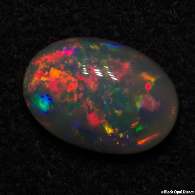 0.84 ct gem crystal opal 8x5.5x3mm - Image 4