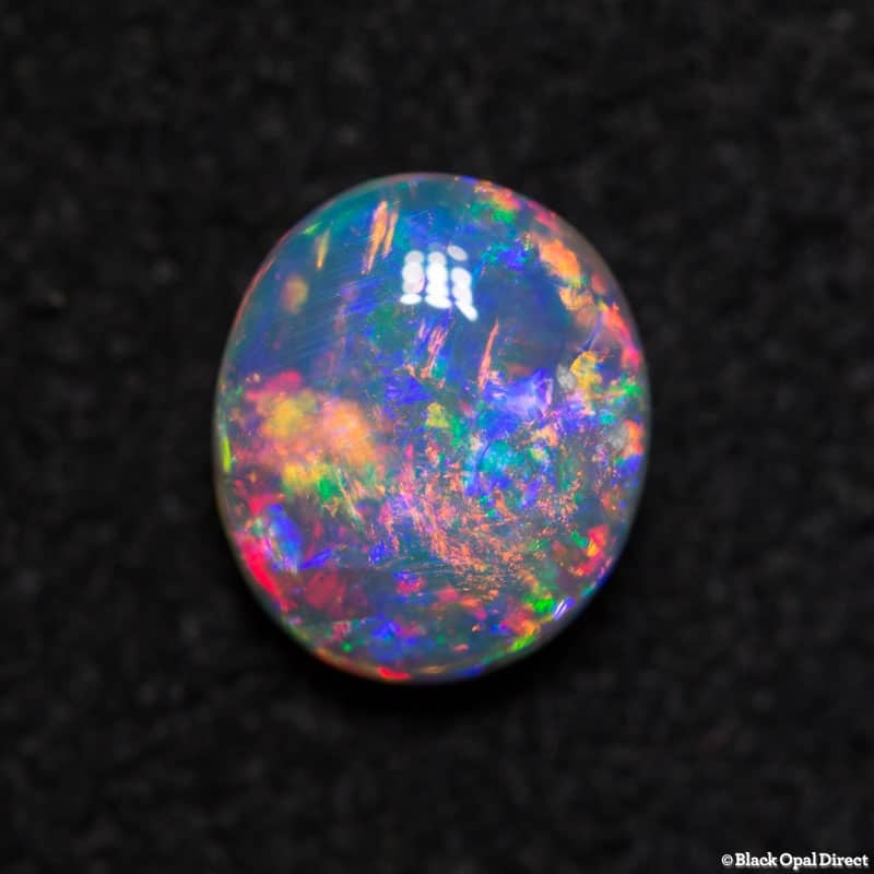 0.85 ct gem crystal opal 7x6x3mm - Image 2