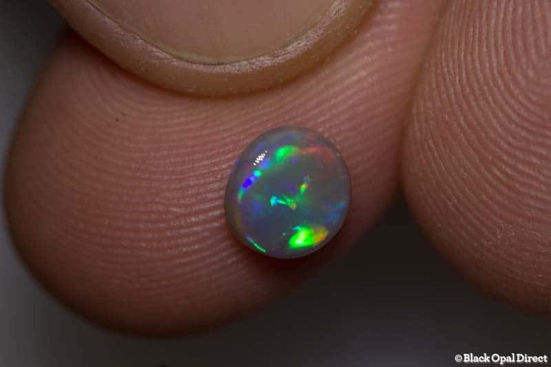 0.85 ct light opal 6.5mm round x3mm - Image 2