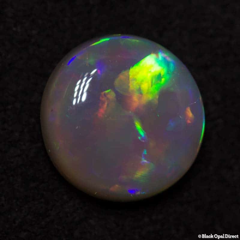 0.85 ct light opal 6.5mm round x3mm - Image 3