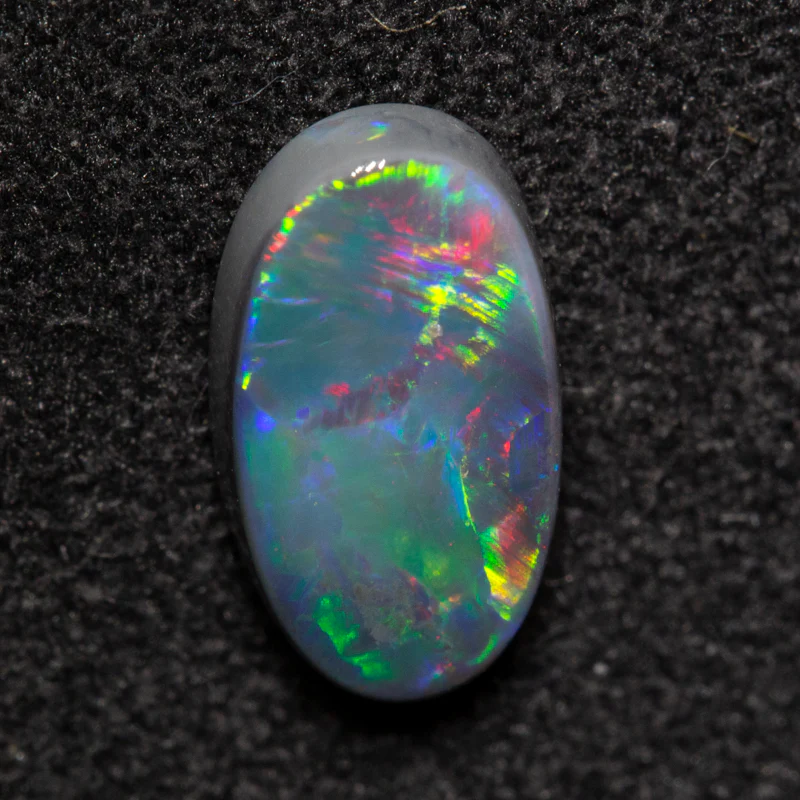 0.86 ct black opal 9x5.1x2.3mm - Image 4
