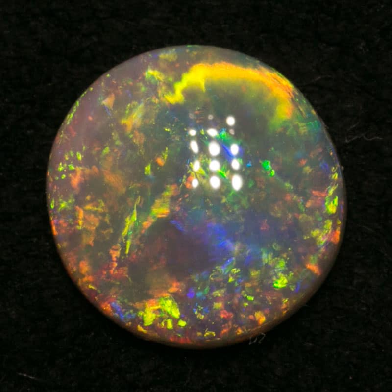 0.86 ct crystal opal 7mm round x2mm - Image 2