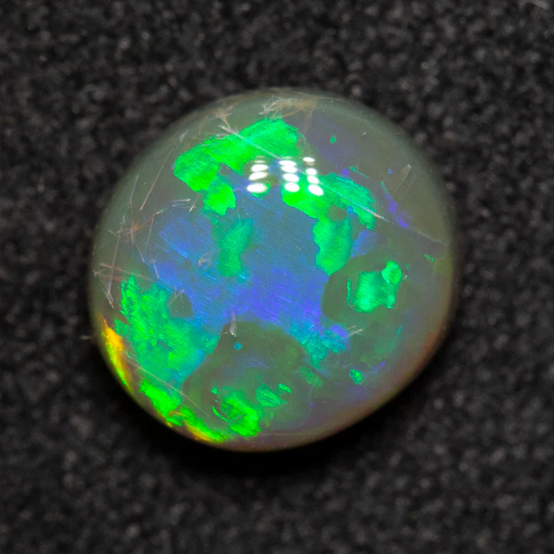 0.87 ct dark opal 6.7x6.2x3.4mm - Image 2