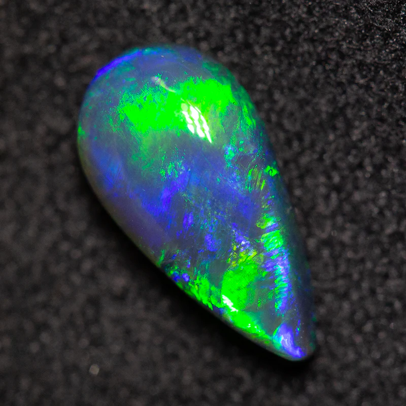 0.88 ct black opal 9.6x5x2.9mm - Image 2