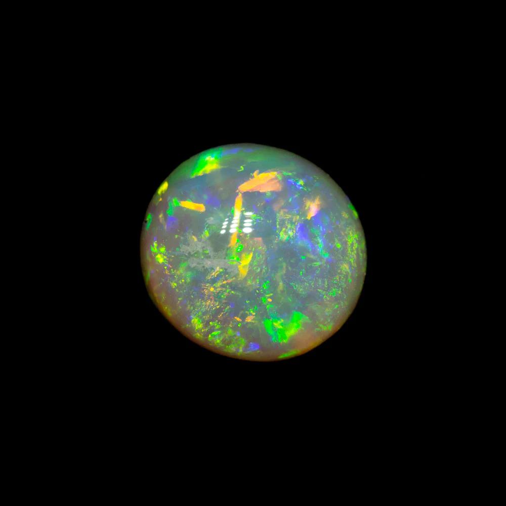 0.88 ct crystal opal 6.7x6.2x3.6mm - Image 2