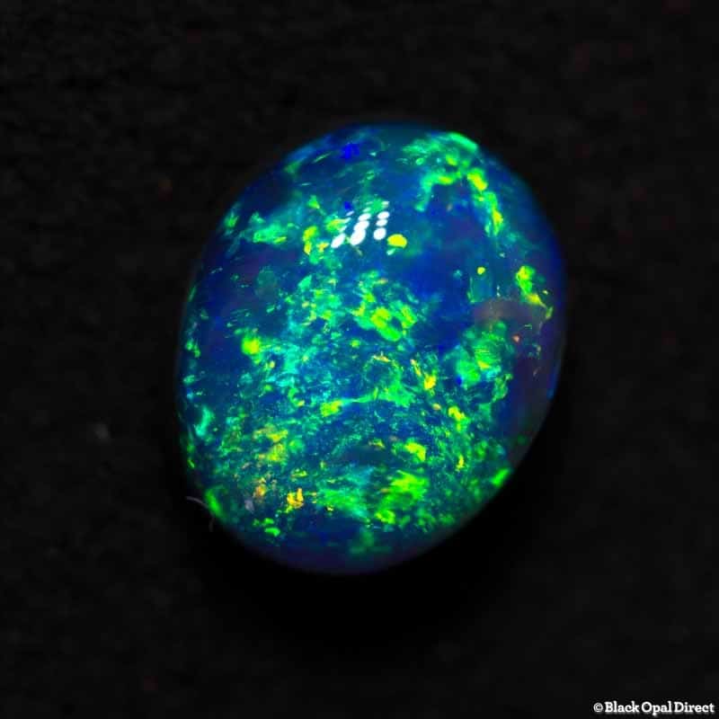 0.88 ct gem black opal 6.7x5.5x4mm - Image 3