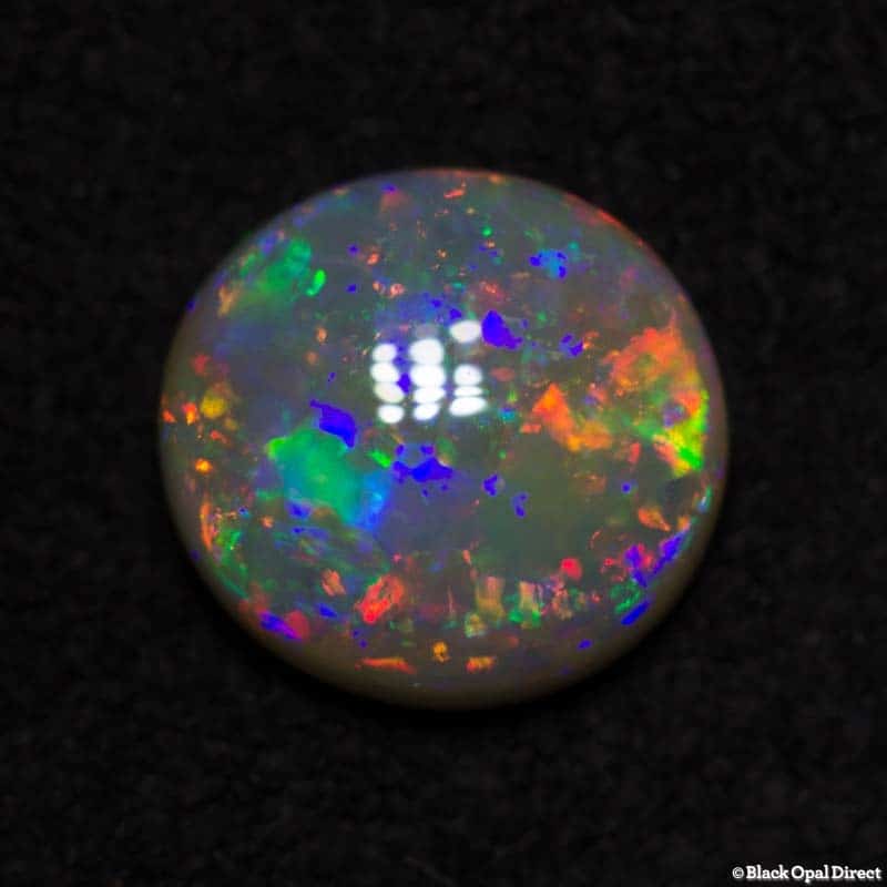 0.89 ct gem crystal opal 7x6.5x3mm - Image 3