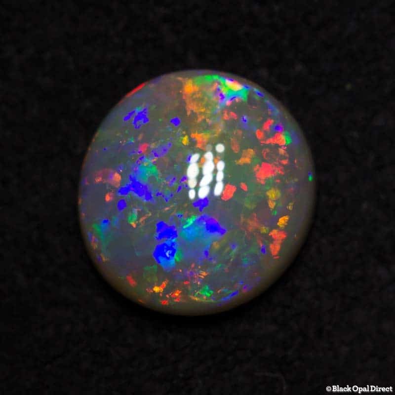0.89 ct gem crystal opal 7x6.5x3mm - Image 4