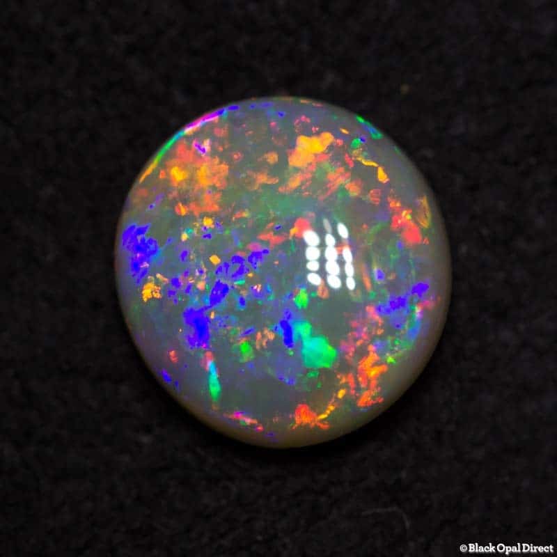 0.89 ct gem crystal opal 7x6.5x3mm - Image 5