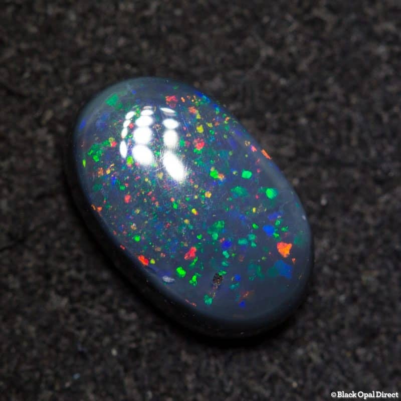 0.90 ct black opal pinafore pattern 8x5x2.5mm - Image 3
