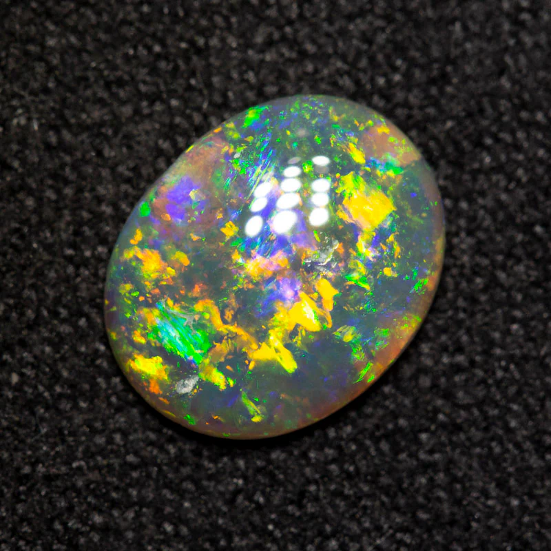 0.90 ct crystal opal 8.9x7.2x2.3mm - Image 2