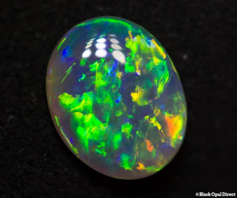 0.90 ct crystal opal 8x6.5x2mm - Image 4