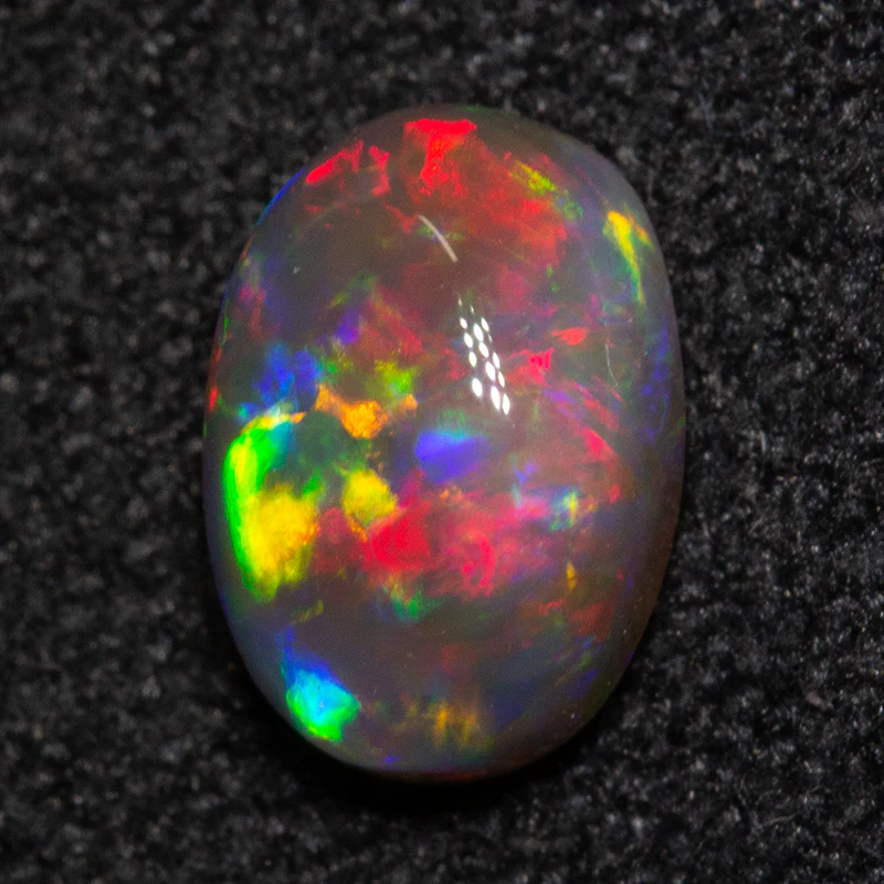 0.90 ct dark opal 7.4x5.2x3.6mm - Image 3
