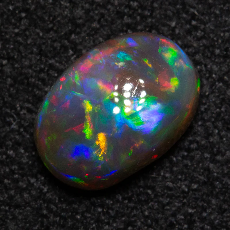 0.90 ct dark opal 7.4x5.2x3.6mm - Image 4