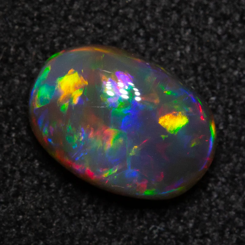 0.90 ct dark opal 7.4x5.2x3.6mm - Image 5