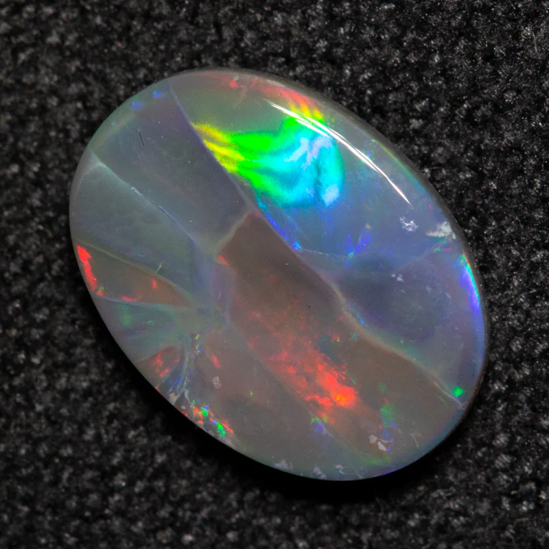 0.90 ct dark opal 9.1x6.6x2.2mm - Image 3