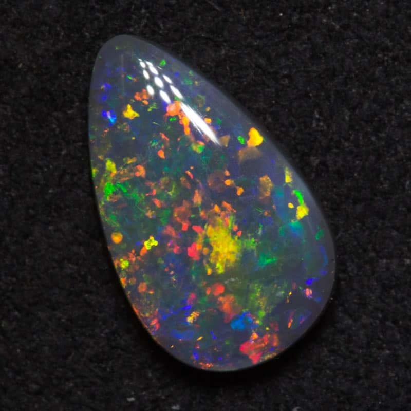 DEPOSIT - 0.90ct gem black opal 9.5x5.5x2mm - Image 3
