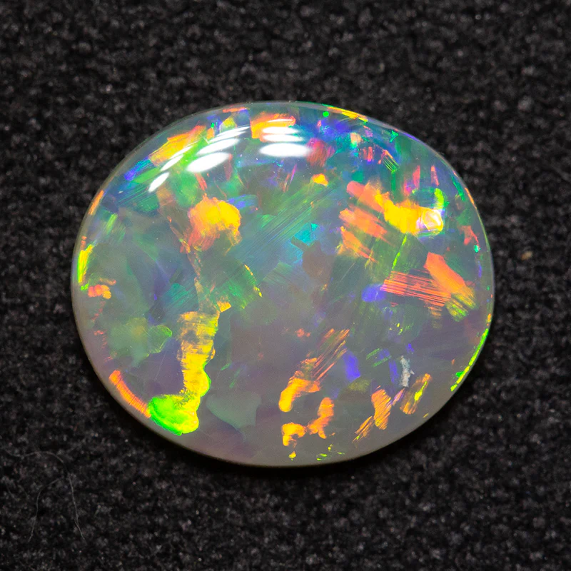 0.91 ct dark opal 9x7.8x2mm - Image 3