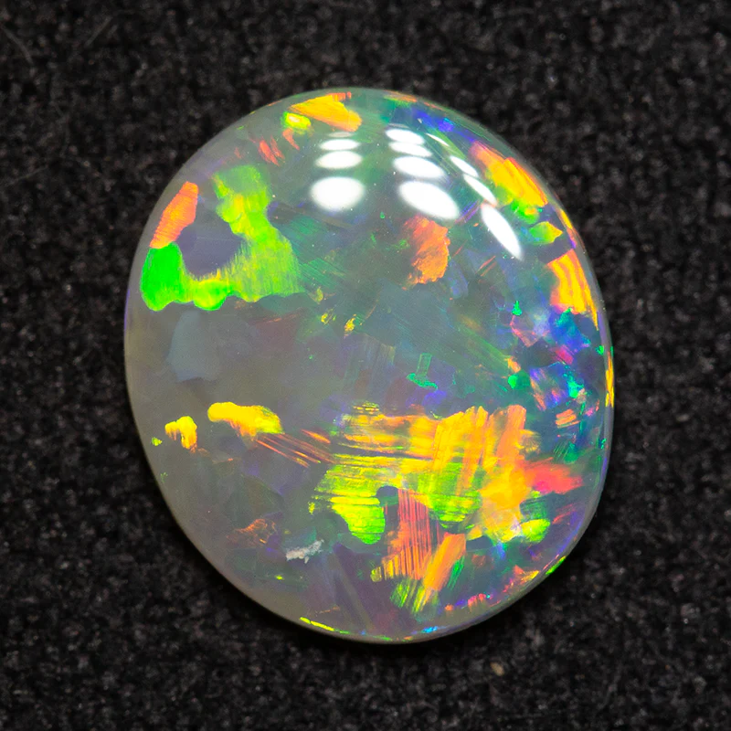 0.91 ct dark opal 9x7.8x2mm - Image 4