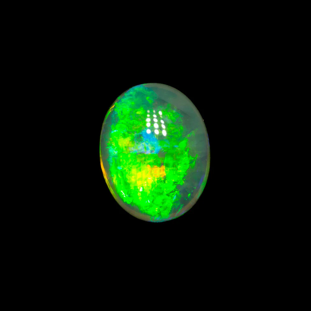 0.91 ct double-sided crystal opal 7.5x5.9x3.2mm - Image 3