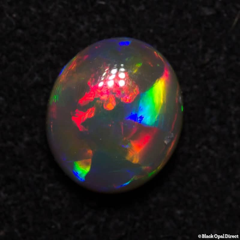 0.91 ct gem crystal opal 7x6x3mm - Image 2