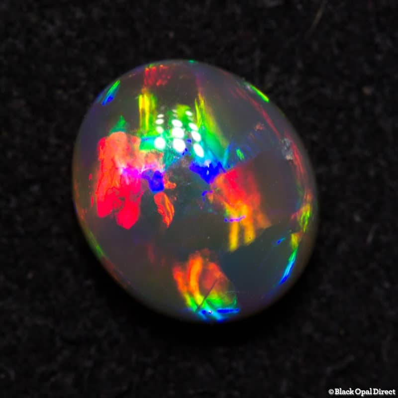 0.91 ct gem crystal opal 7x6x3mm - Image 3