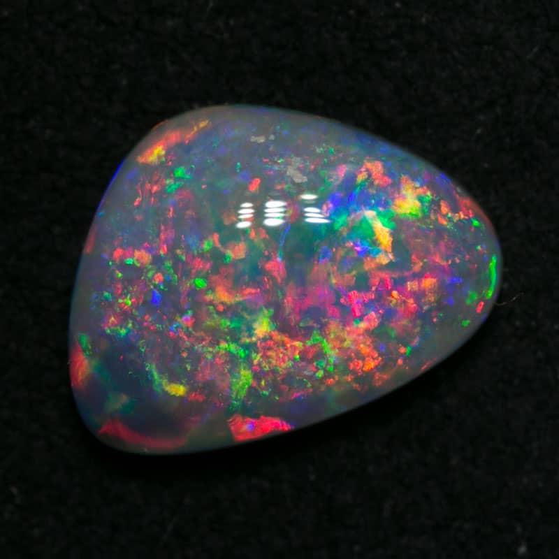 0.92 ct dark opal gem 9x6x2.5mm - Image 3