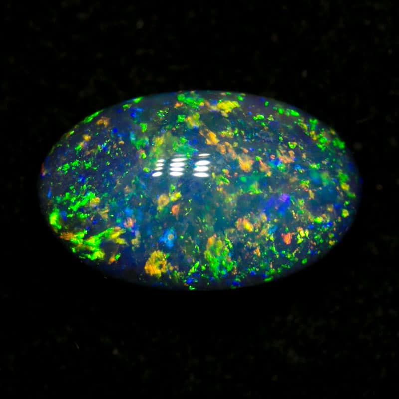 0.93 ct black opal 8x5x3mm - Image 3