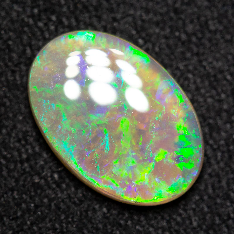 0.93 ct dark opal 9.4x6.6x2.3mm - Image 2