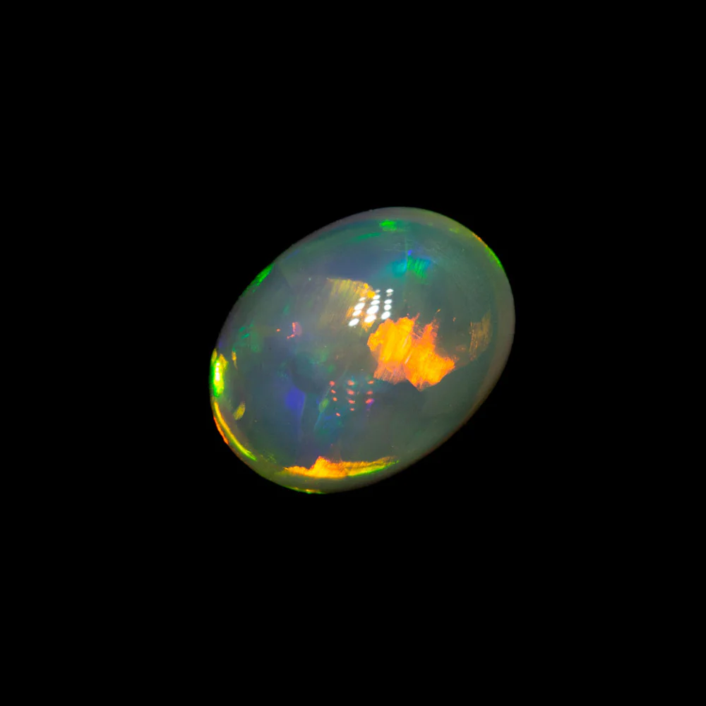 0.93 ct double-sided gem crystal opal 7.5x5.7x3.7mm - Image 4
